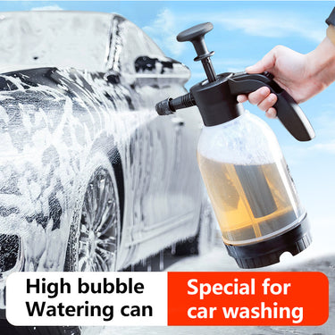 High-Pressure Handheld Car Washer - Foam Dispenser - Manual Operation, Portable, Ideal for Home Vehicle Cleaning